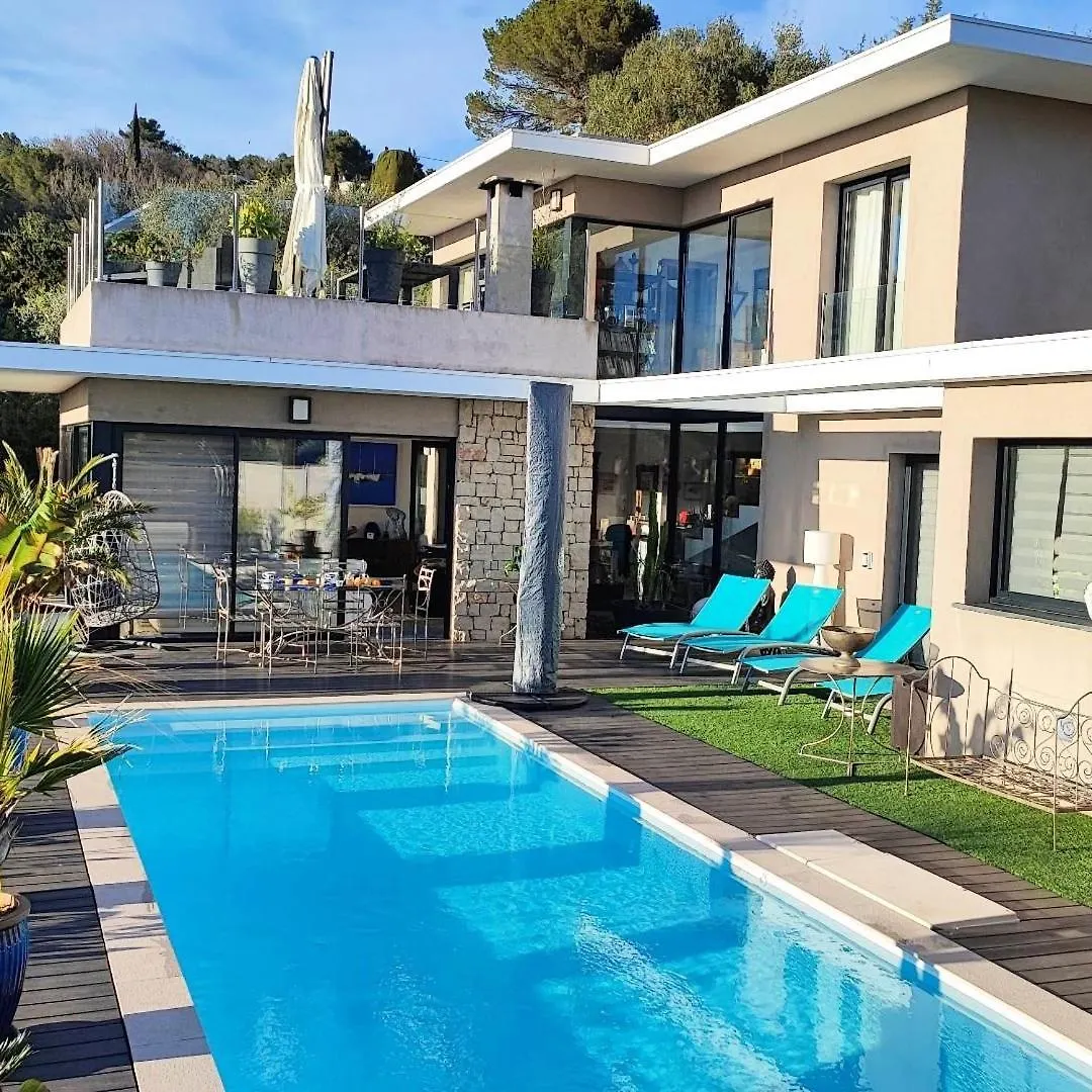 Rare Chambre D'Hotes Avec Petit Dejeuner Cannes Mougins Franciaország